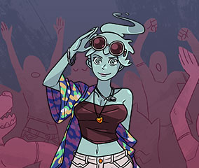 Monster fashion polaroid